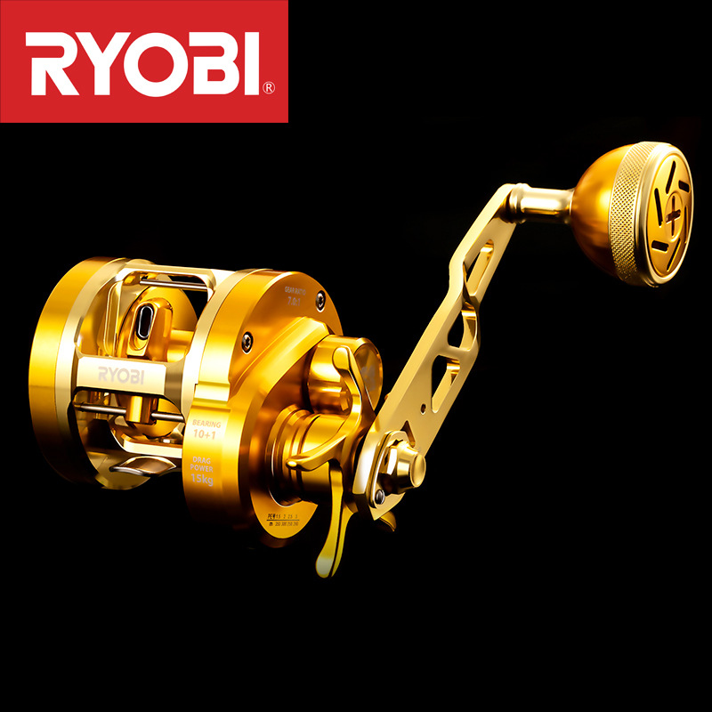 Trolling Reel - ЯпонияRYOBI Ryobi VARIUS Valius Gold Iron