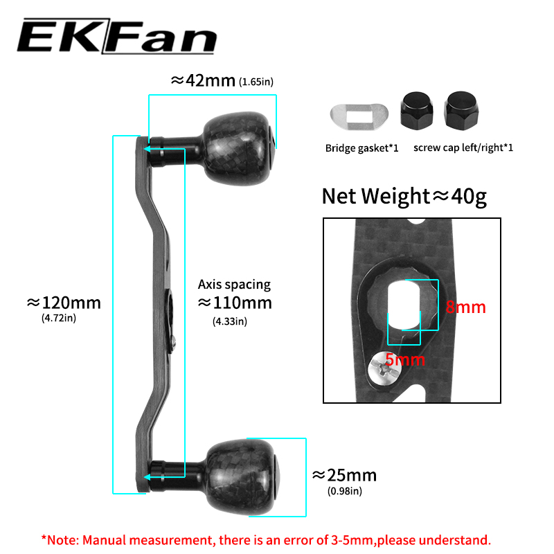 Рукоятка для катушки EKFan 120 – обзор и цена Reel Handle