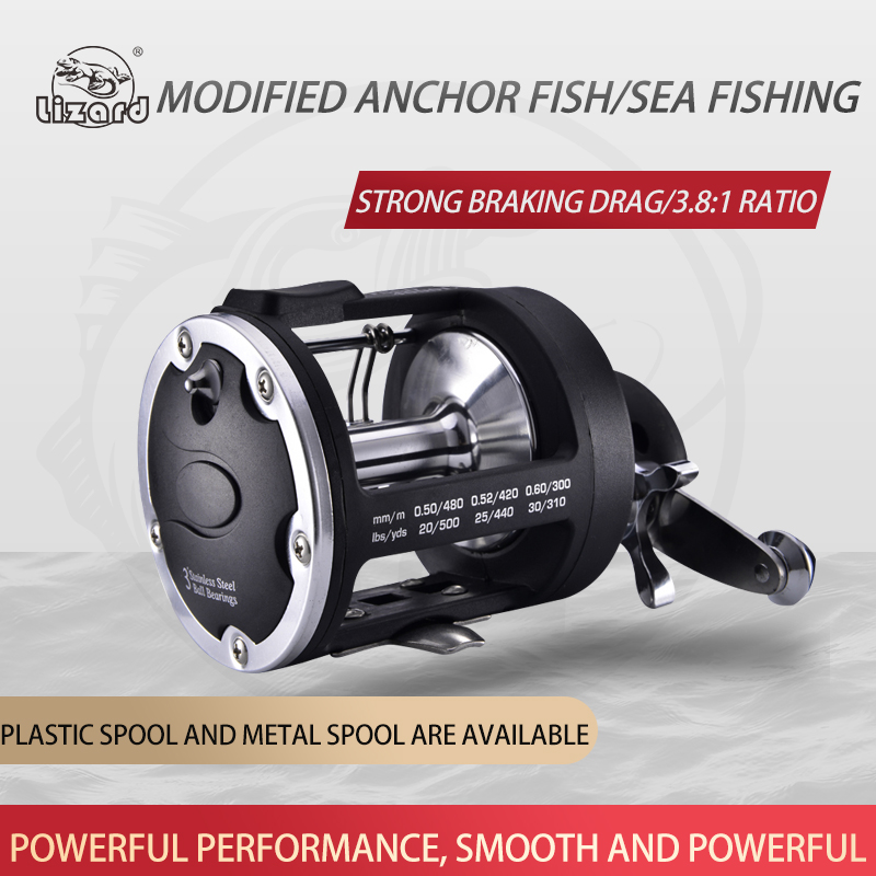 Рыболовная катушка Lizard Fish – обзор и цена Trolling Reel